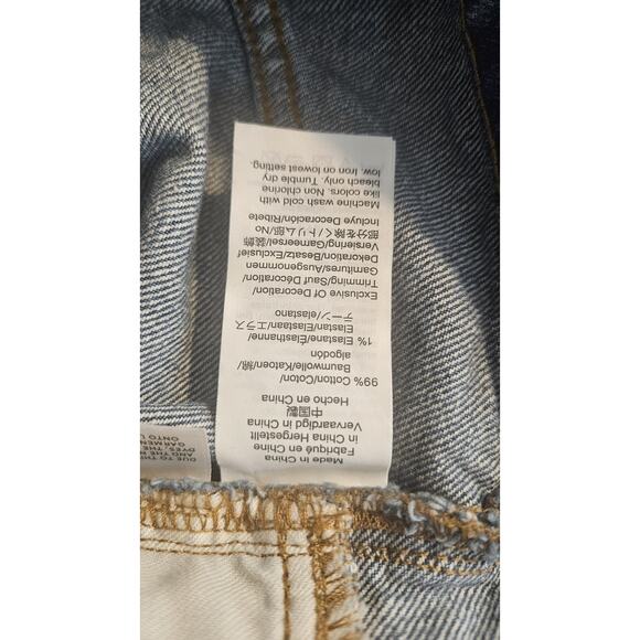 Madewell NWT Skirt Denim Jean Medium Wash Button Down Stretch Pockets Size 31 - Picture 8 of 8